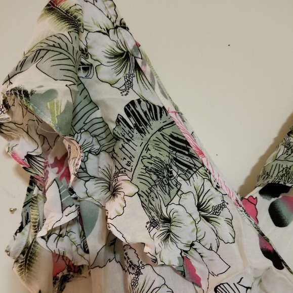 Promesa Cold Shoulder Floral Maxi Dress - Picture 11 of 15